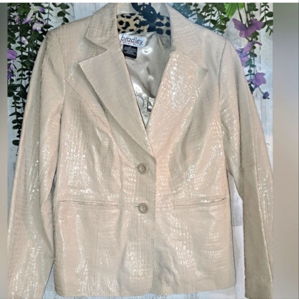 NWOT Bradley Bayou Patent Leather Jacket